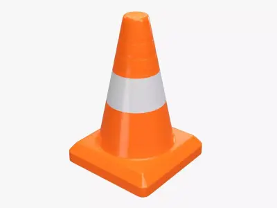Traffic cone 3D model