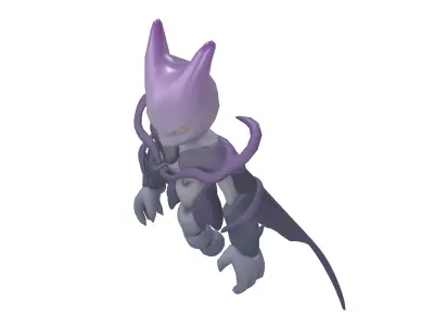 Evil Monster Soul Character V1 003 Low-poly 3D model