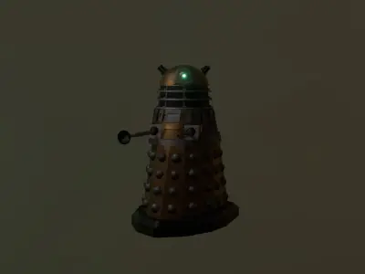 STEAMPUNK DALEK PACK - Rogue Film Productions Low-poly 3D model