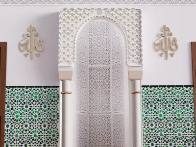 Mihrab Mosque 3D model