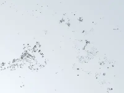 Wuhan Streets and Buildings 3D model