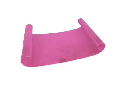 Scroll Paper v1 013 Low-poly 3D model