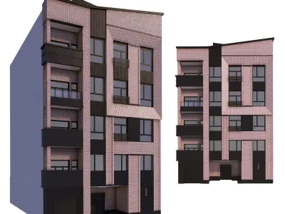 13 building 3D Model Pack