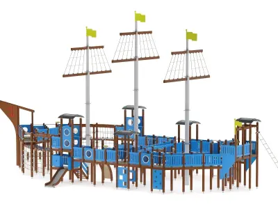 Lapsset Santa Maria 3D model