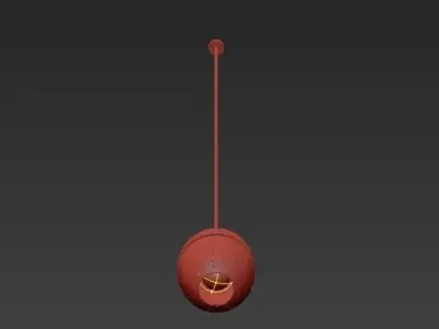 Midcentury Brass Pendant by Hans Agne Jakobsson 3D model