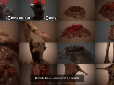 Ultimate Gore Collection V1 3D Model Pack