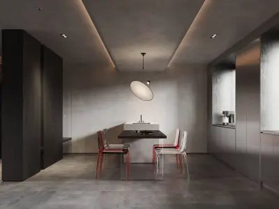    villa interior scenes 3D model buy