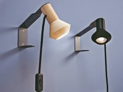 Clampy Wall Lamp 3D model