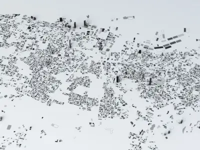 Beirut Streets and Buildings 3D model