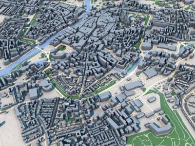 York City England 3D model