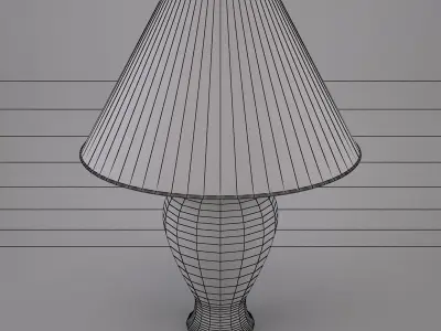 Porcelain Table Lamp 3D model