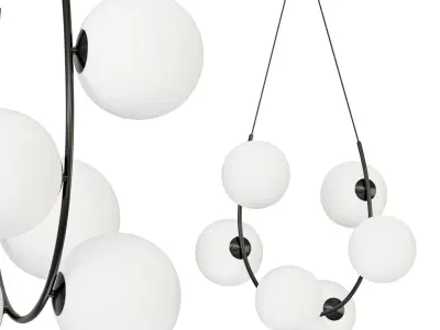 Marcan 6 light Chandelier 3D model