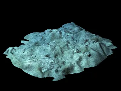 Crystal Palace - Moon Ground 01 3D model