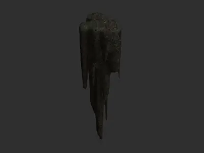 Cave Rocks Combo Low-poly 3D model