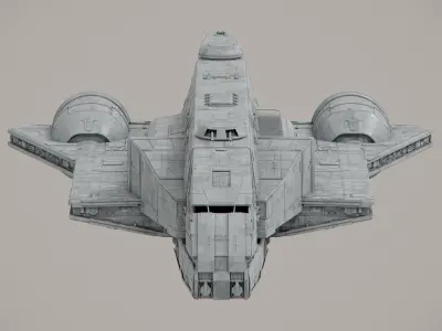 Gozanti-class Imperial Cruiser - Star Wars 3D model