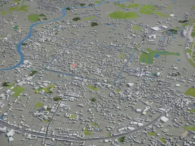 Chiang Mai  Low-poly 3D model