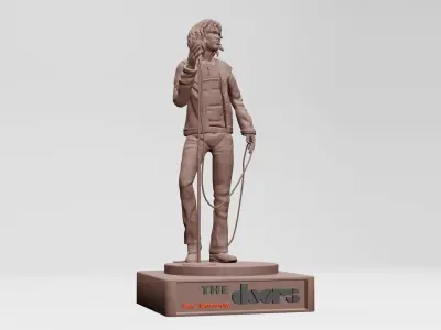 jim morison the doors - 3d printable 3D print model
