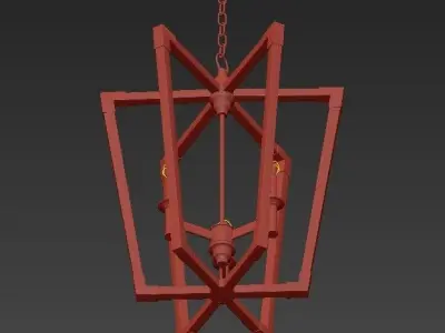 Bastian Chandelier Small 3D model