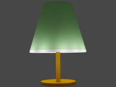 Led lamp 3D model