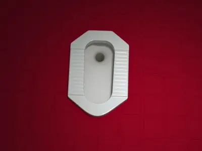 Squat toilet  3D model