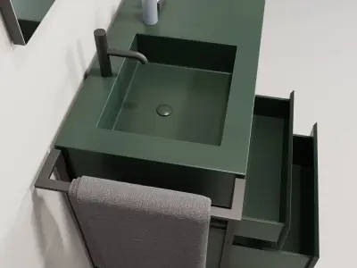 CIELO Narciso Mini washbasin  Low-poly 3D model