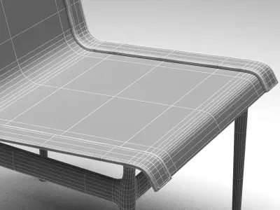 dwr 1966 Collection  Dining Side Chair 3D model