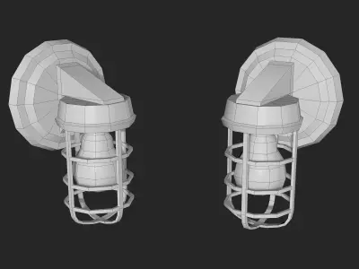 Light Fixture 01 Low-poly 3D model