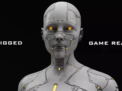 Android FR-26 Low-poly 3D model