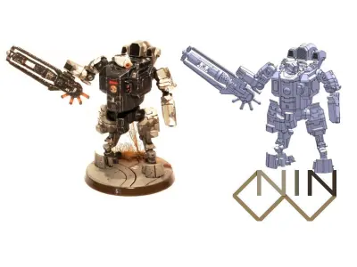 Combat Warsuit 3D print model