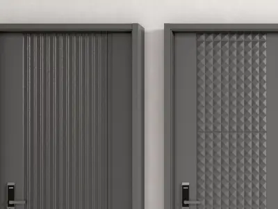 interior door 3D model 8