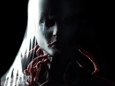 Alien Woman 3D Character  3D model