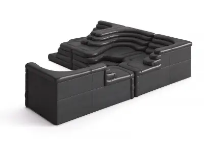 DS 1025 Terrazza Sofa Set 5 3D model