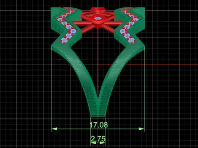 Jewelry ring 422 3D print model