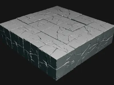 Rock cube Texture