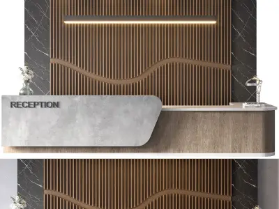 RECEPTION DESK NO3 A 3D model