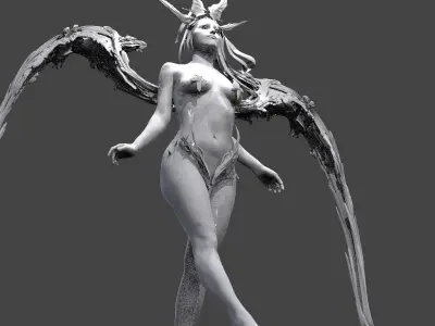 Monolith Angel Female 5  3D model