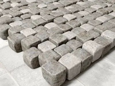 Paving old 3D model