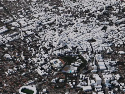 Curitiba - Brazil 3D model