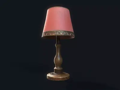 Night Lamp 1 Low-poly 3D model