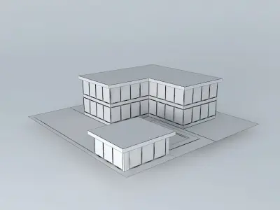 Modern House Free 3D model