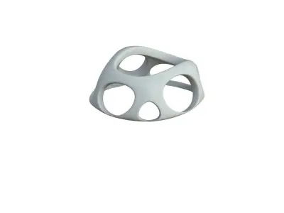 SciFi Cube Object No 53795 Low Poly Shape Low-poly 3D model