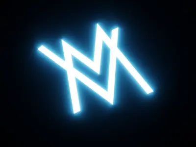 Alan Walker Logo Free 3D model