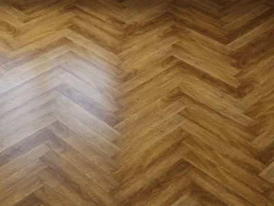 Quartz-vinyl tile Alpine Floor Ultra ECO5-22 Pine forest 3D model