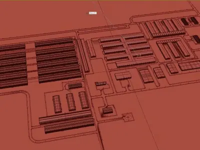 Infection hospital 3D model