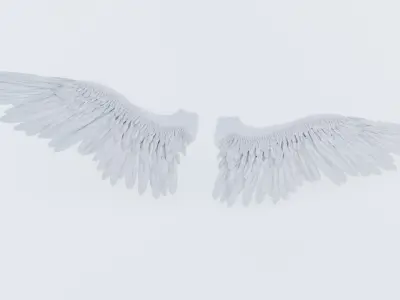  Highly Detailed RIGGED ANGEL or BIRD WINGS 