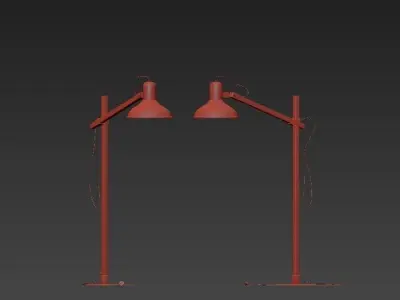 Nowodvorski floor lamp and table lamp 3D model