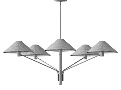 West Elm Devon Chandelier 3D model