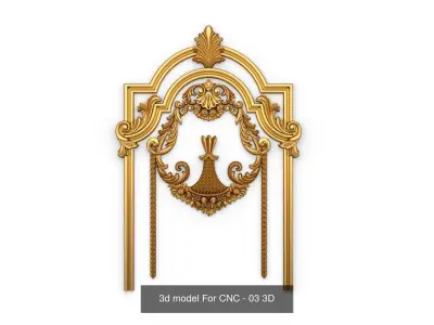 Collection onlay molding11 3D Model Pack