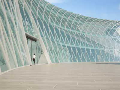 Moon and star building consept 3D model