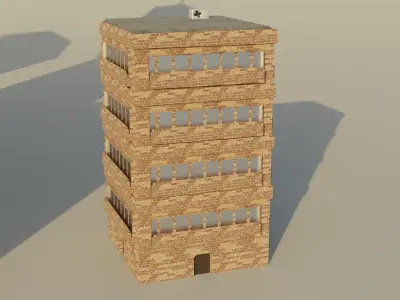 Building Pack Free low-poly 3D model